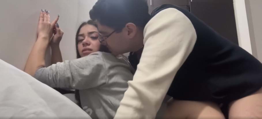 Study Buddy Sneaks into Dorm for Naughty Late-Night Cram Session